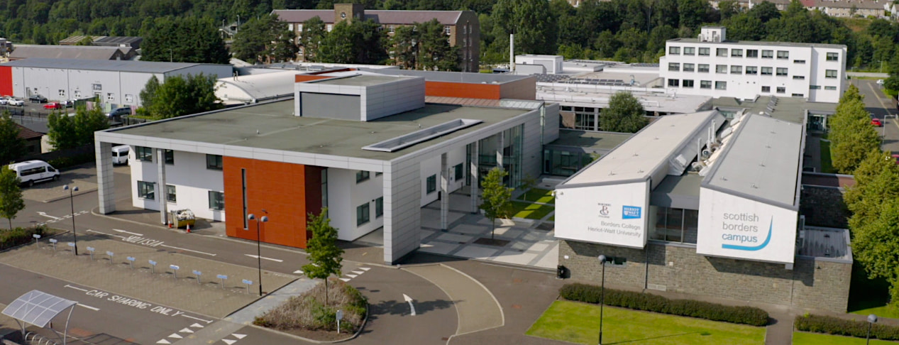 Scottish Borders Campus Drone Image