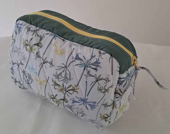 Photo of a handmade soap bag