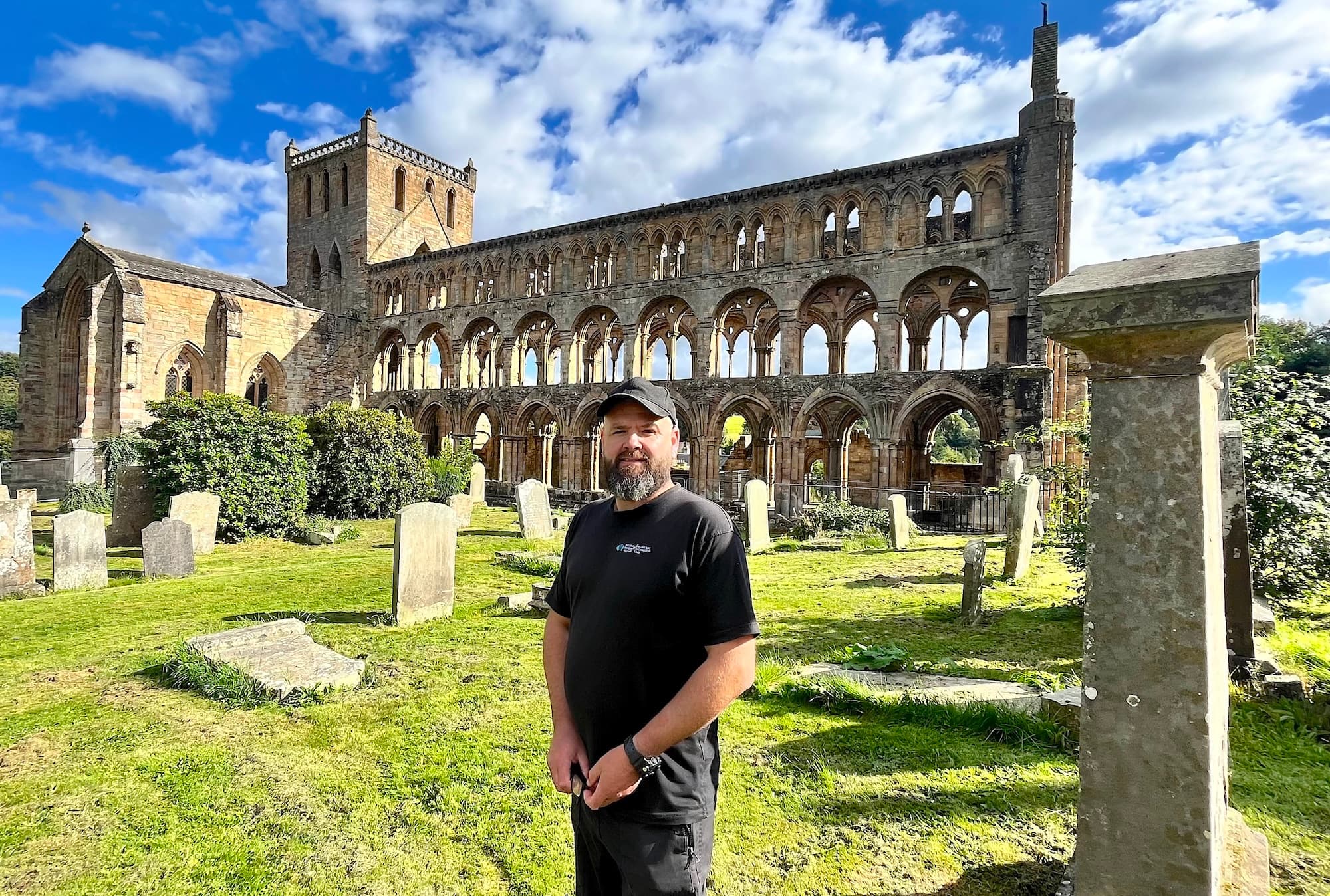 Former student Ian Crew